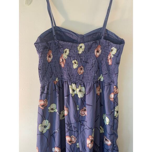 B.O.G. COLLECTIVE Women’s Indigo Blue Floral Print Jumpsuit / Size: Small - Picture 11 of 14